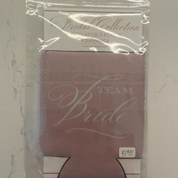 Rosannebeck Collections Bridal Collection Team Bride Drink Koozies set of 4, NWT - Picture 3 of 4